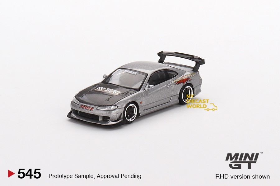 1/64 Mini GT#545 Nissan Silvia Top Secret (S15) Silver MGT00545 | eBay