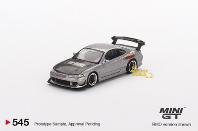 1/64 Mini GT#545 Nissan Silvia Top Secret (S15) Silver MGT00545 | eBay