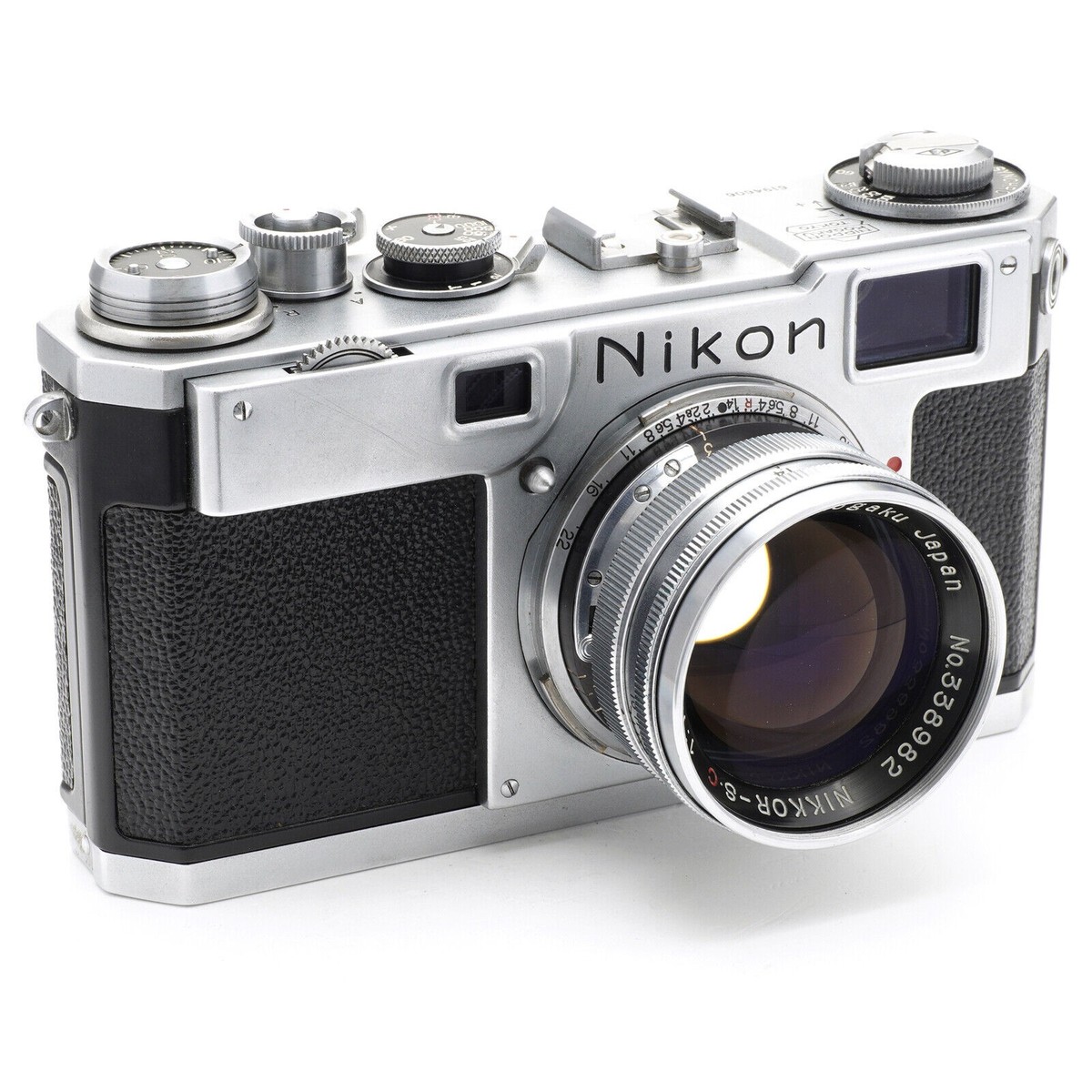 Nikon S2 Black Dial Rangefinder Camera w/Nippon Kogaku Nikon S2 Black Dial Rangefinder Camera w/Nippon Kogaku