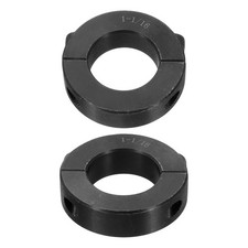 2pcs Double Split Shaft Collar for 1-1/16" Shaft 1-7/8" OD 1/2" Width Black