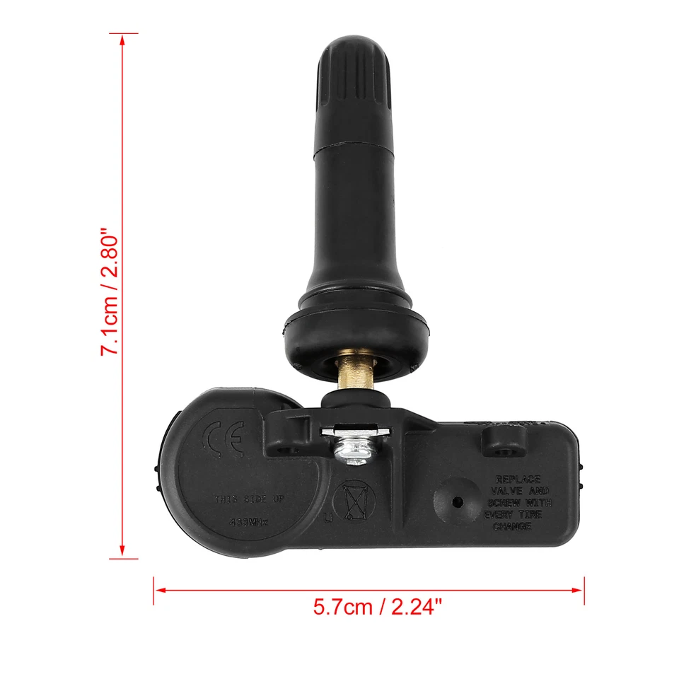 Pack (1) 5430W0 Car Tyre Pressure TPMS Sensor 433MHz for Peugeot RCZ 2011-2013 - Изображение 3 из 4