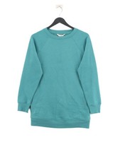 Next Women's Hoodie S Blue Polyester with Cotton Pullover