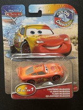 Coche Disney Pixar 2/1 Cambio de Color Lightning McQueen Coche de Juguete Mattel