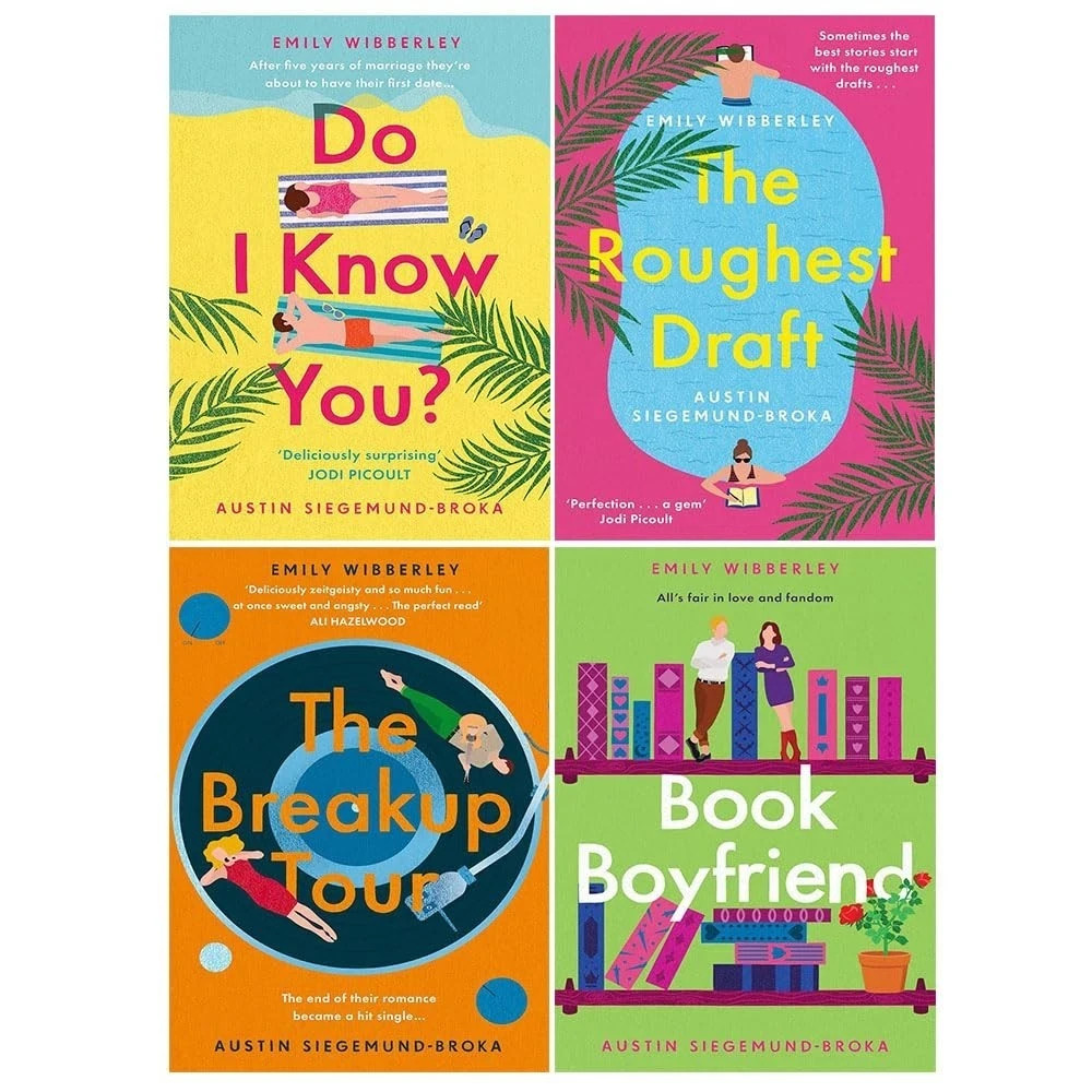 Emily Wibberley 4 Books Collection Set Do I Know You?, The Roughest Draft, The
