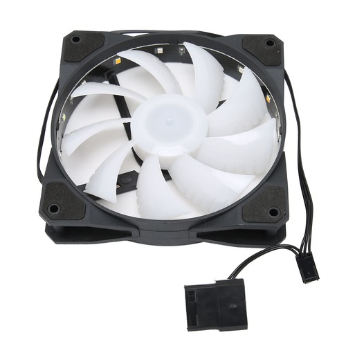 Cooling Fan Glowing Cool LED 12cm High Air Volume Shockproof Silent NEW - Afbeelding 7 van 12