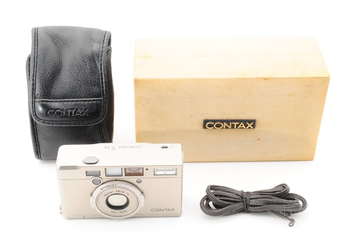 NEAR MINT w/Box Case ] Contax Tix Carl Zeiss 28mm F2.8 APS Film