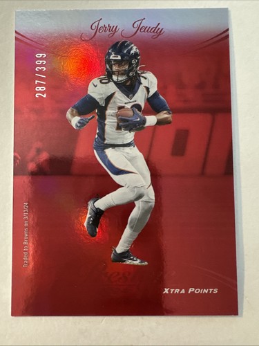 2024 Panini Prestige Jerry Jeudy Red Premium Xtra Points /399 #69 - Picture 1 of 2