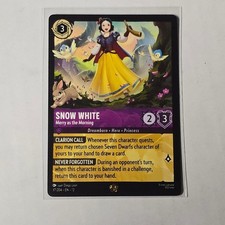 Snow White - Merry as the Morning 37/204 Legendary Wilds Unknown Lorcana NM
