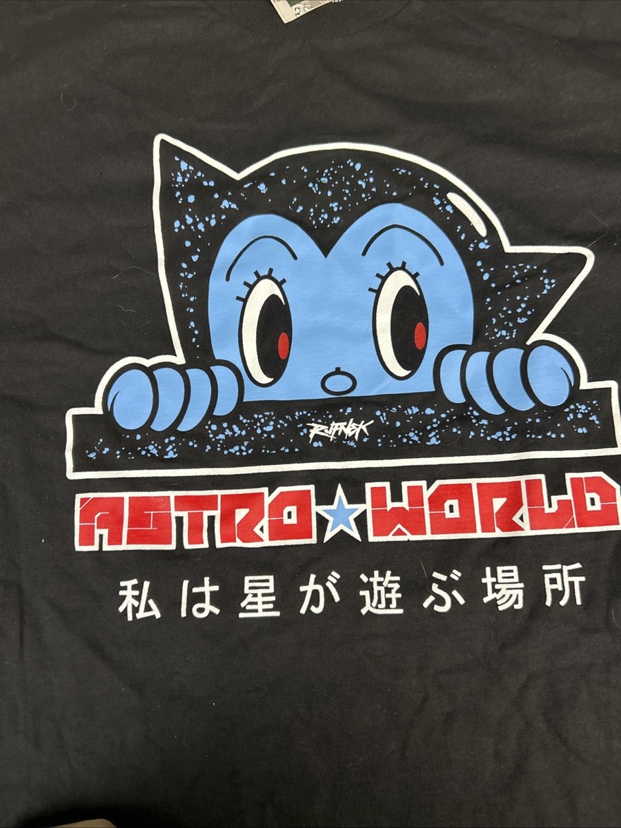 Travis Scott Astro World Astro Boy rufnek With Tags Rap T-shirt