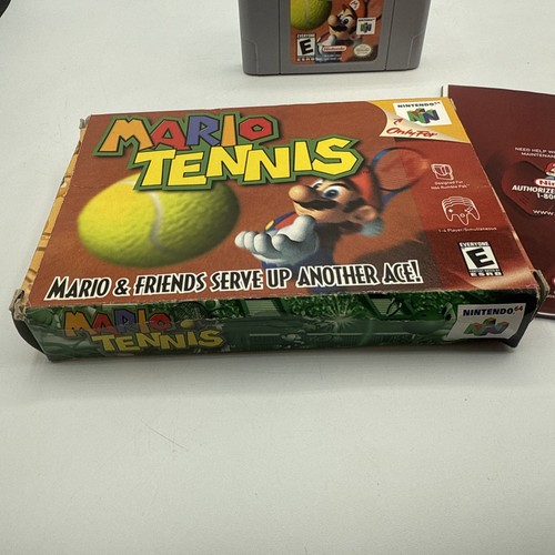 Mario Tennis Nintendo 64 N64 Complete in Box CIB Rough Box See Photos - Picture 6 of 13