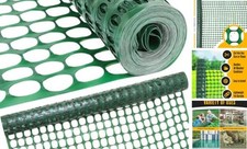 Fencing, Temporary Fence, Snow Fence, 4x100' Feet, 10.55 lb/roll Plastic Green