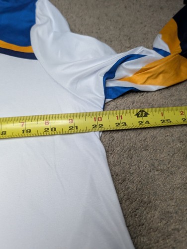 SZA SOS Tour Jersey L Hockey Style Shirt Blue Gold Merch Rare Concert Drop - 第 5/6 張圖片