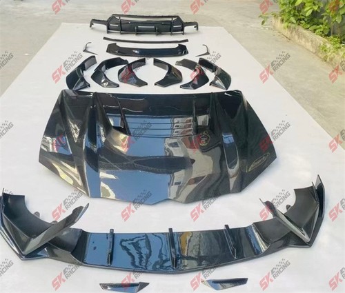 DRY Carbon Fiber Wing Fender Front Rear Diffuser Kits For Lamborghini URUS 18-22 - Picture 19 of 25