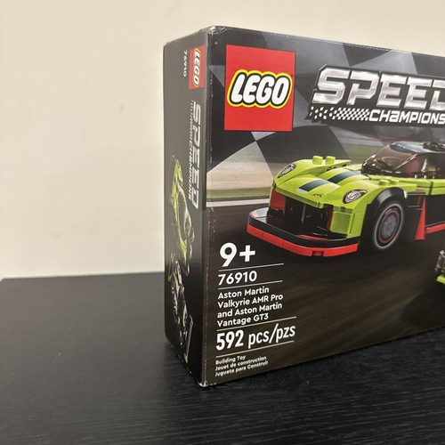 LEGO SPEED CHAMPIONS: Aston Martin Valkyrie AMR Pro and Vantage GT3 76910 - New - Picture 24 of 24