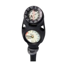 MARES Mission 2C Analog Console with Diving Pressure Gauge and Diving Compass