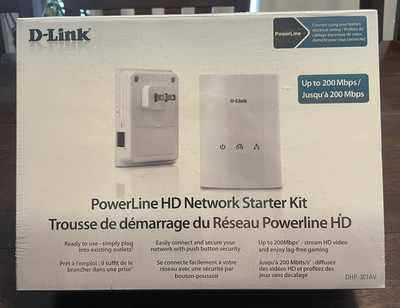 D-Link PowerLine HD Network Starter Kit DHP-307AV