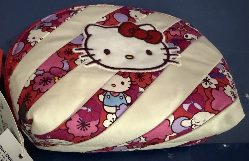 ***NWT***. Vera Bradley Hello Kitty & Friends Patch Work Mini Dome Cosmetic Case