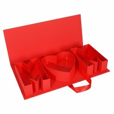 Mother's Day Floral Box Ribbon Closure MOM Letter Gift Box for Birthdays