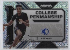2023 Panini Prizm Draft Picks College Penmanship Mojo 20/25 KJ Evans Auto 15bk