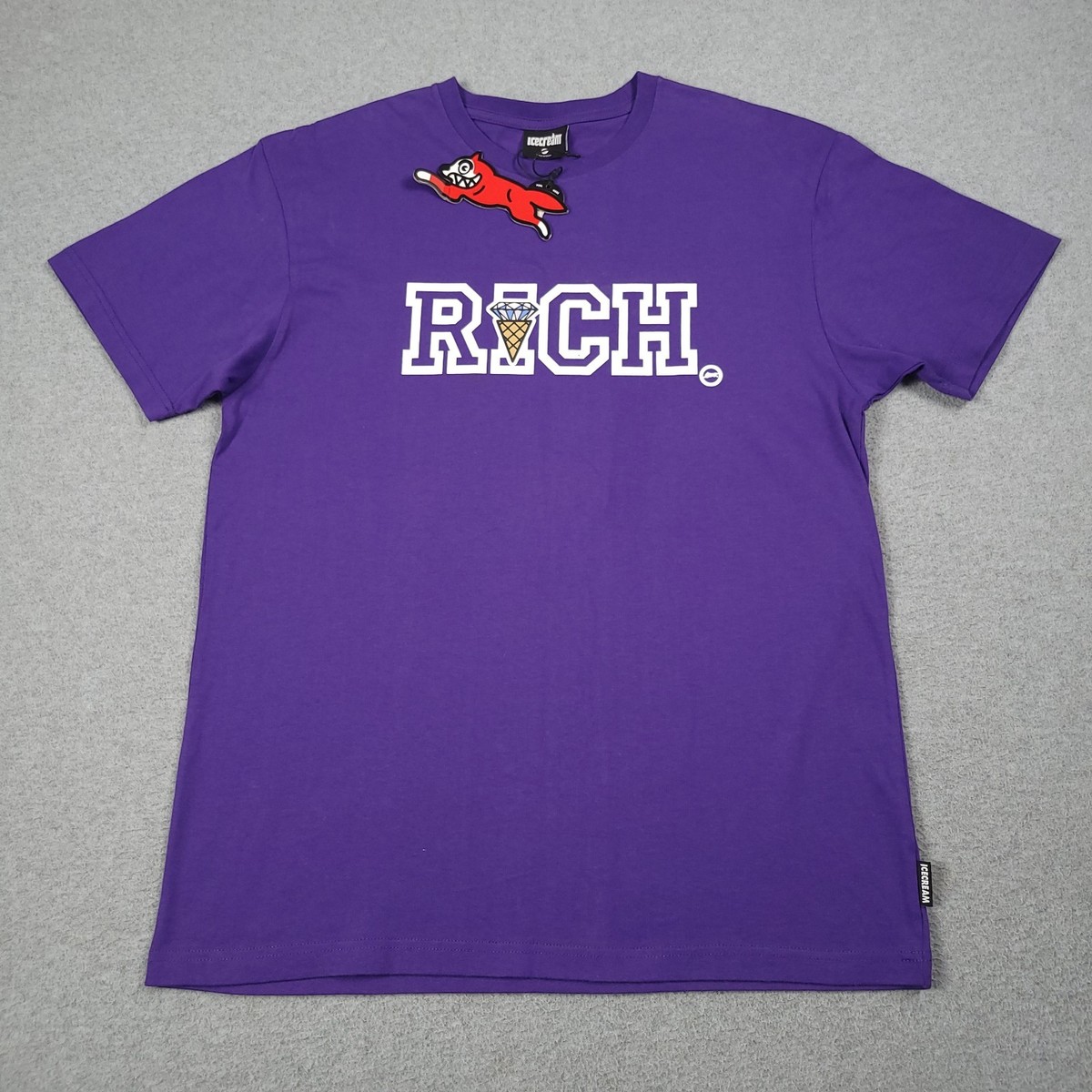 Ice Cream Billionaire Boys Club Shirt Men Large Purple Hip Hop
