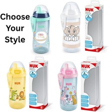 NUK Kiddy Cup Night Toddler Cup | 12+ Months | 300 ml | Leak-Proof Toughened