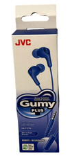 JVC Gumy Plus Wired Earbuds HA-FX7M Remote  Microphone, Berry Blue