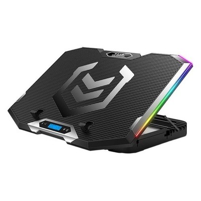Ice Coorel 12-17,3 Zoll Laptop Kühler mit 8 leisen Lüftern und anpassbarem RGB