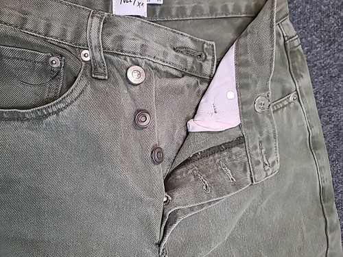 Jeans donna Princess Polly 26x29 taglia 2 verde oliva made in Australia - Foto 6 di 8