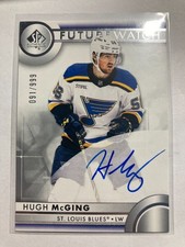 2023-24 SP Authentic #118 Hugh McGing FW RC 091/999