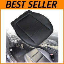 Comfort-Enhancing Black Leather Seat Cover for C300 C350 with Installation Guide