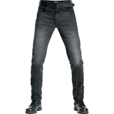 Pando Moto Robby Motorcycle Motorbike Slim Fit Riding Denim Jeans Black