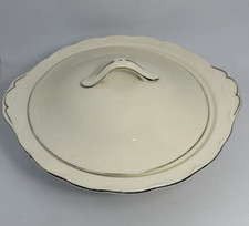 Vintage Grindley Tureen Serving Dish With Lid Art Deco Creampetal England