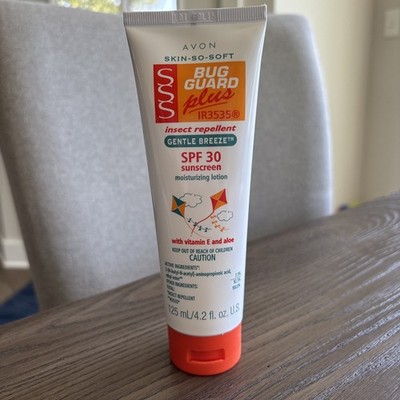 Avon Skin So Soft Bug Guard Plus IR3535 Gentle Breeze SPF 30 Lotion New Ex 6/27