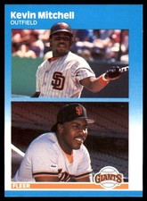 Kevin Mitchell 1987 Fleer Update #U-82 Giants MLB READ FREE SHIP AutographDen