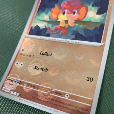 UPSIDE DOWN INVERTED ERROR Pansear 014/086 Reverse Poke Ball Flare Bolt Pokemon