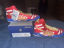 ASICS JB Elite RWB RARE Wrestling Shoes Size 11 NIB