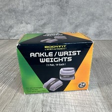 Bodyfit Sports Authority Ankle/Wrist Weights 1 Pair 1 Lb. Each
