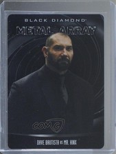 2025 James Bond Black Diamond Metal Array 1/1 Dave Bautista as Mr Hinx 09q5