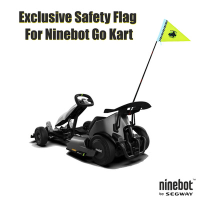 Flag for Segway Ninebot Go Kart Max Visibility Safety Premium Yellow