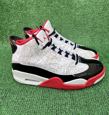 Nike Air Jordan DUB Zero (GS) DV1360-160 Size 7Y White Varsity Red Used No Box