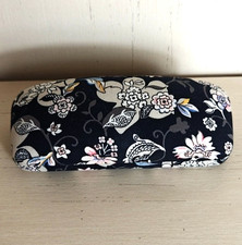 Vera Bradley Hard Clamshell Sunglasses Case Black Floral