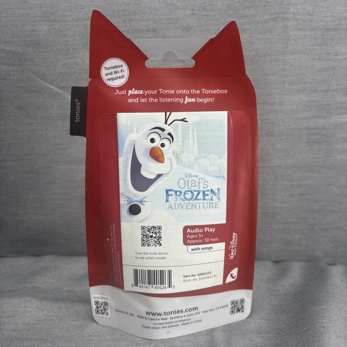 Tonies Disney Frozen Olaf’s Frozen Adventure Tonie Figura Nuevo Precintado - Imagen 2 de 2