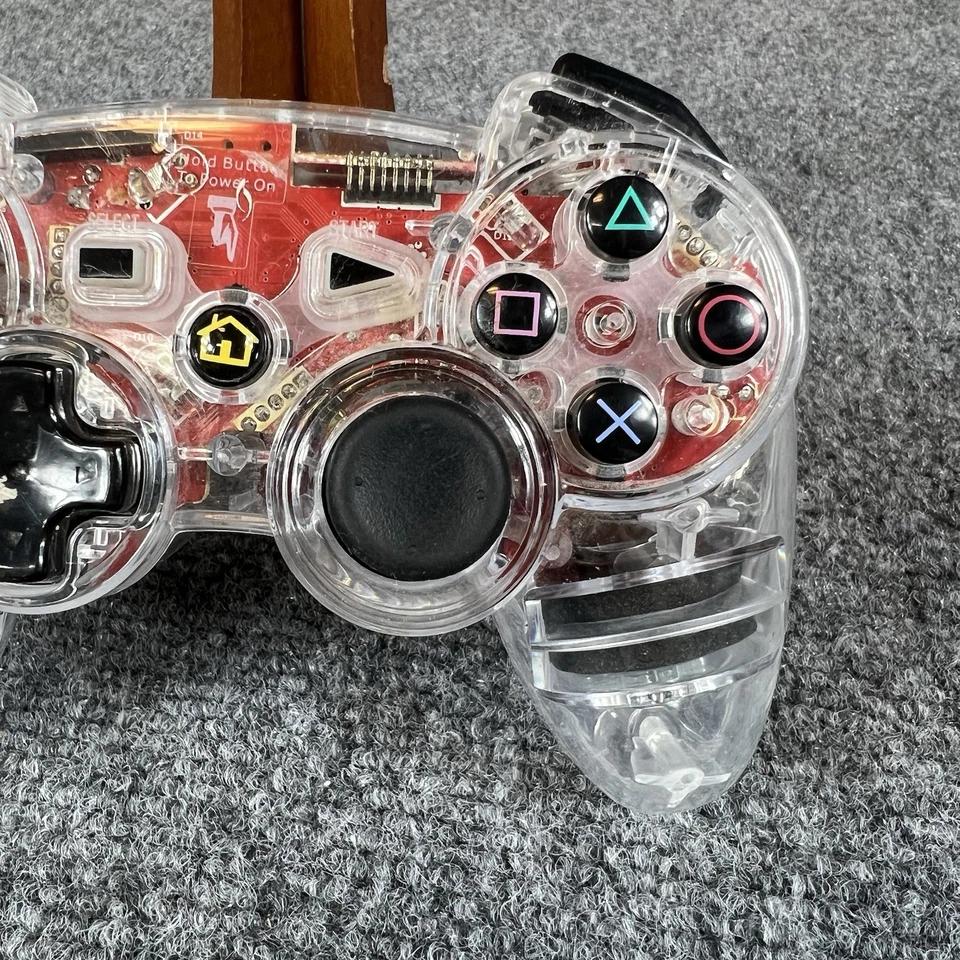 Afterglow AP.2 Wireless Controller for PS3 Model PL-6322 Clear Untested - Image 2 of 4