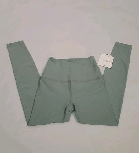 Neu mit Etikett Beyond Yoga Freizeit hoch taillierte Midi-Legging Gr. XS minty schiefer meliert