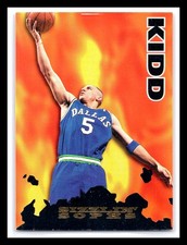 1995-96 NBA Hoops Jason Kidd Sizzlin Sophs Dallas Mavericks #202