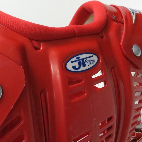 JT Racing USA V2000 Red Old School Motocross Chest Protector - Picture 8 of 14