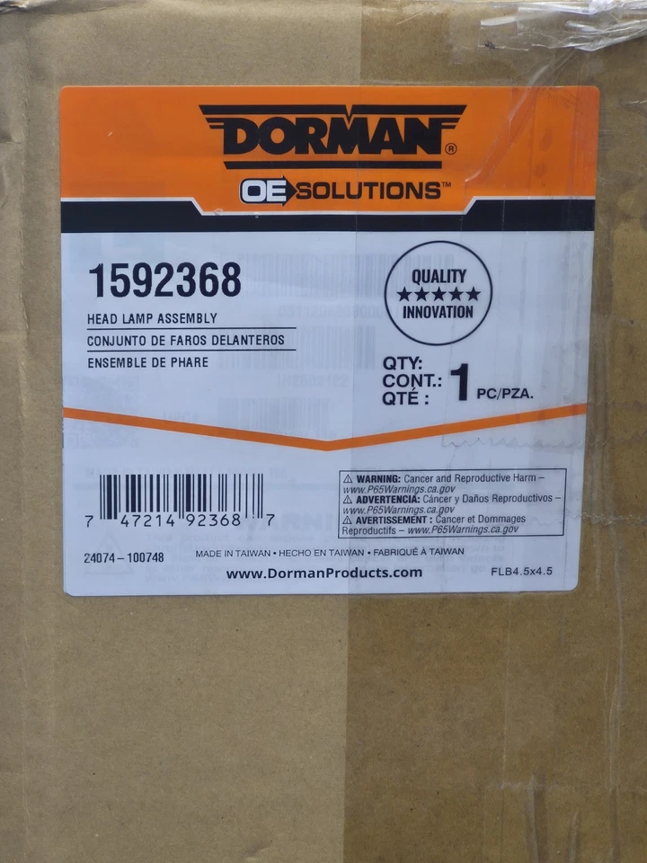 Faro halógeno izquierdo Dorman 1592368 para Infiniti G35 2005-2006 Foto 3 de 3