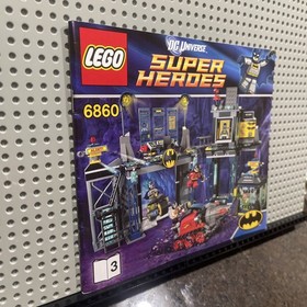 Lego DC Super Heroes The Batcave Set 6860 Comic & Instruction Manuals Only