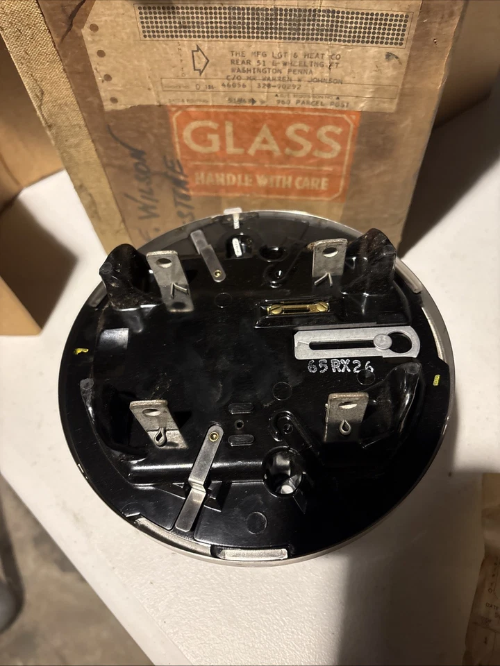 Medidor de vatio-hora General Electric I-55-S - Cat. 644X69 - CL 100, 120 Nuevo Stock Antiguo Foto 4 de 4