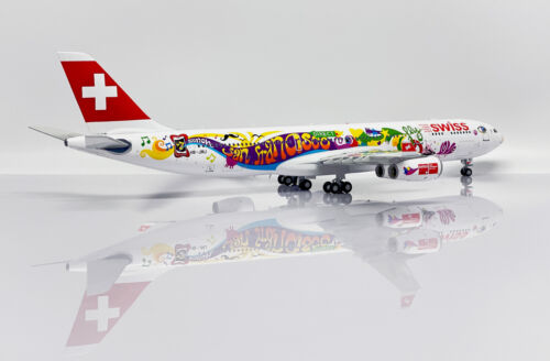 JC Wings 1:200 Swiss Airbus A340-300 “San Francisco” HB-JMJ Diecast Model - Bild 8 von 17